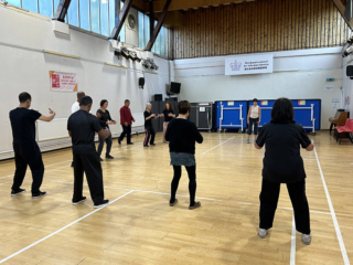 Chen Foundation Taiji workshop Group practice taiji